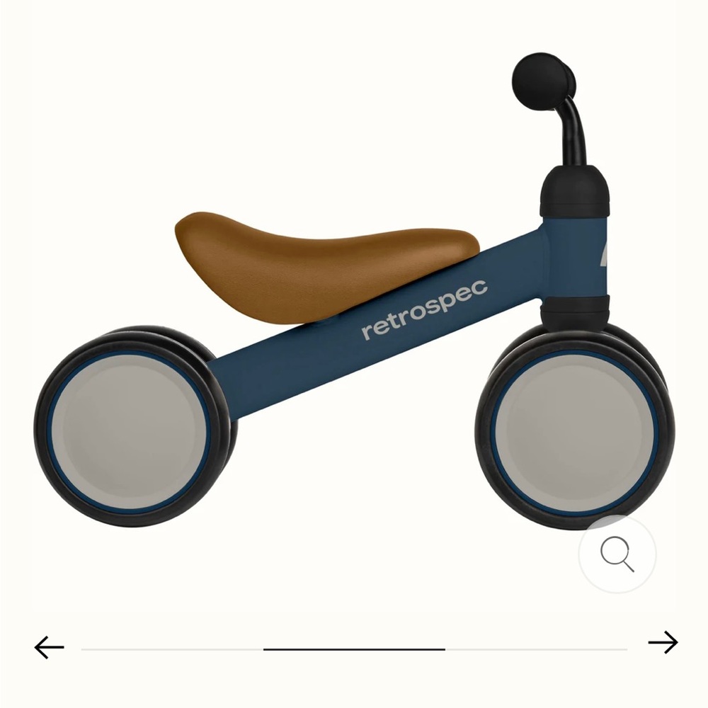 Retrospec Cricket Baby Walker Balance Bike (12-24 mos) - Navy